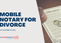 Mobile Notary for Divorce